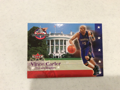 2001 NBA All-Star Game #1 Vince Carter Fleer