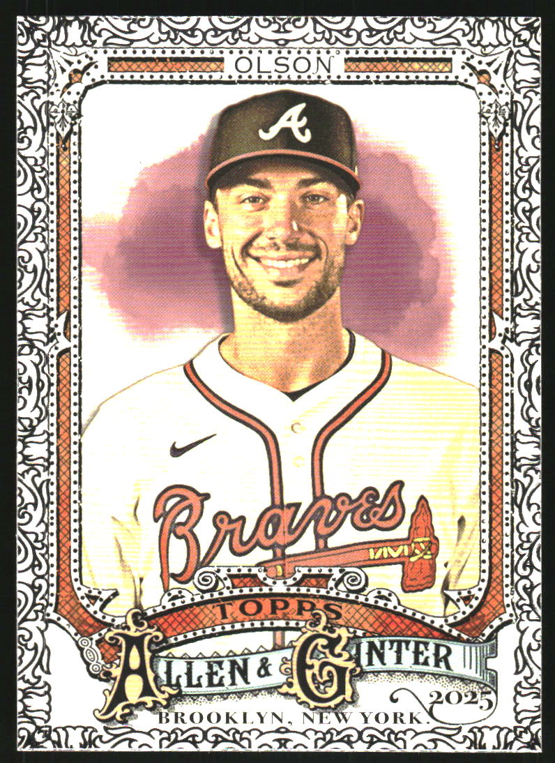 2025 Topps Allen and Ginter Foil Filagree #168 Matt Olson