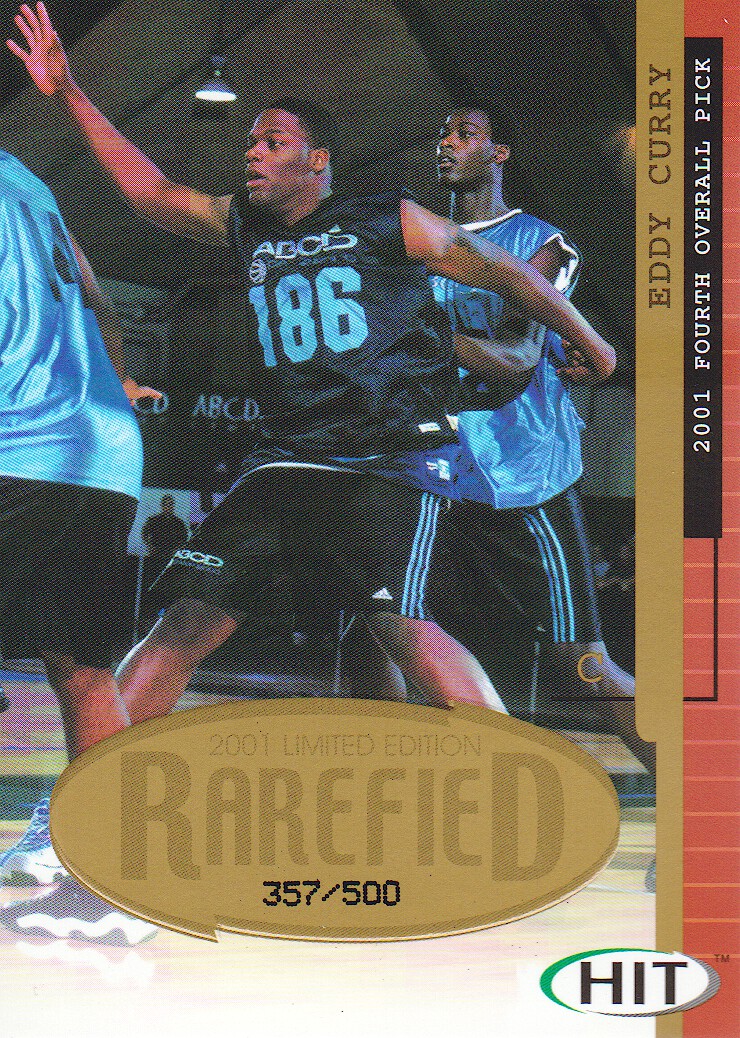 2001 SAGE HIT Rarefied Gold #R32 Eddy Curry