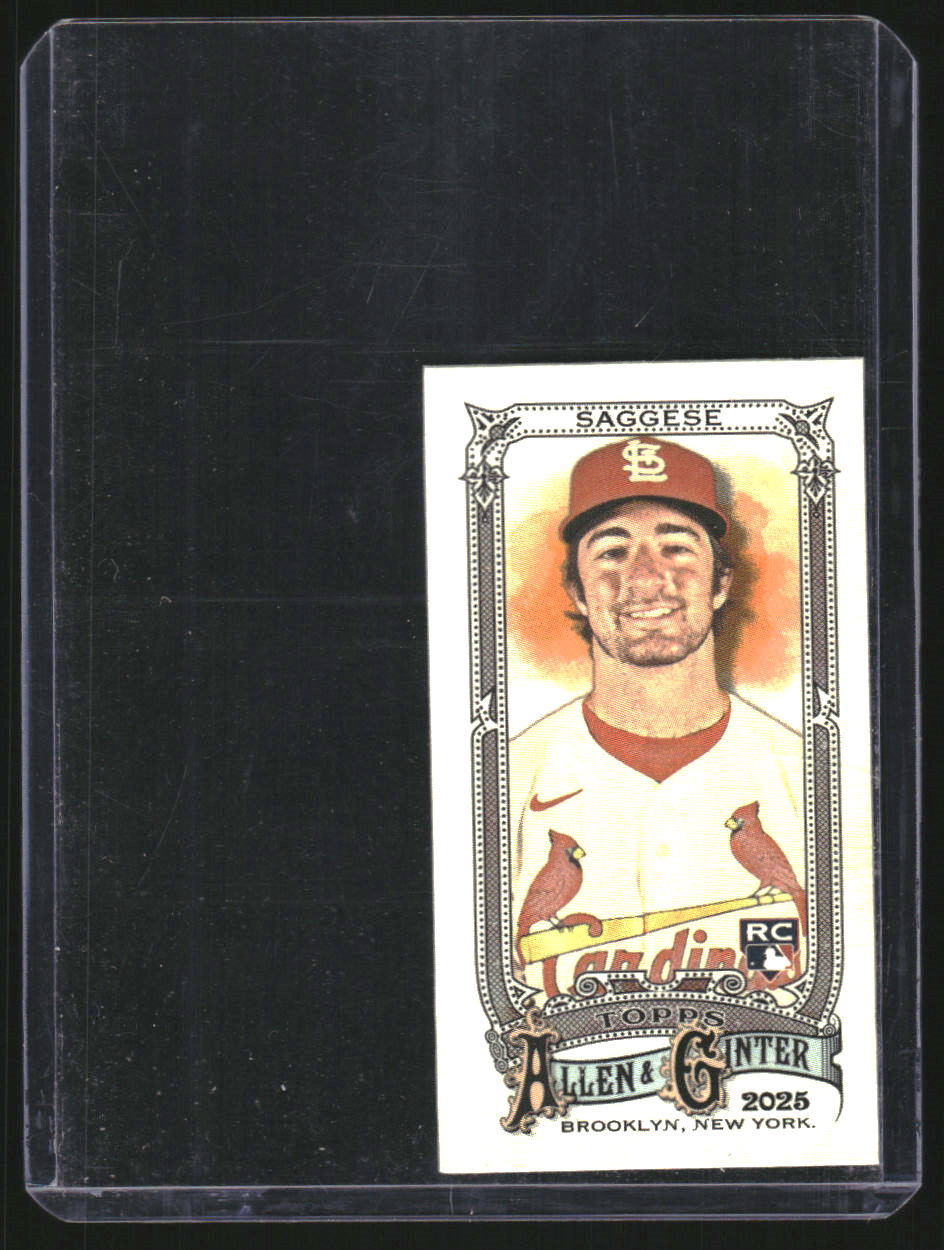 2025 Topps Allen and Ginter Mini #127 Thomas Saggese