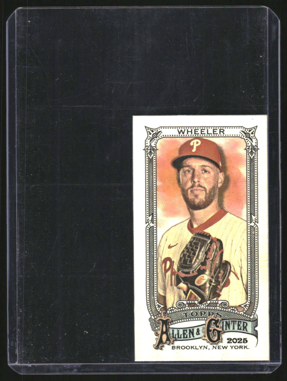 2025 Topps Allen and Ginter Mini #142 Zack Wheeler on Fanatics Collect