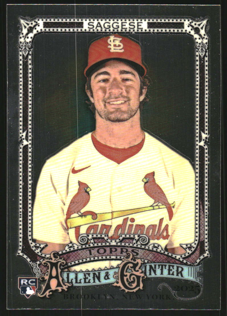 2025 Topps Allen and Ginter Chrome #127 Thomas Saggese