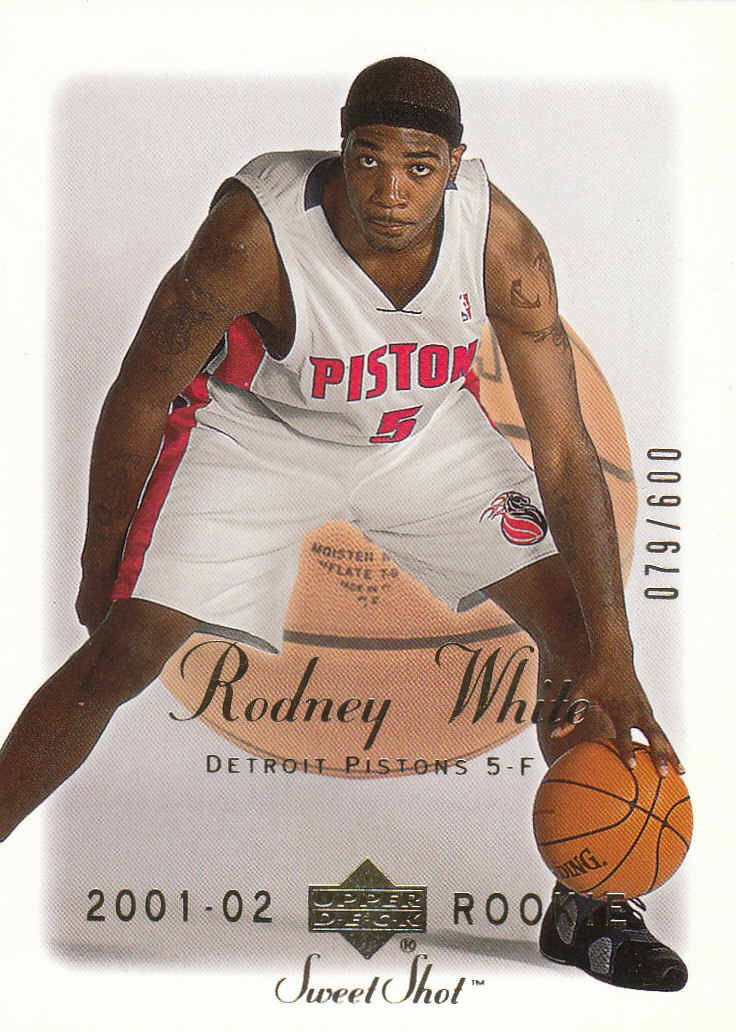 2001-02 Sweet Shot #115 Rodney White RC