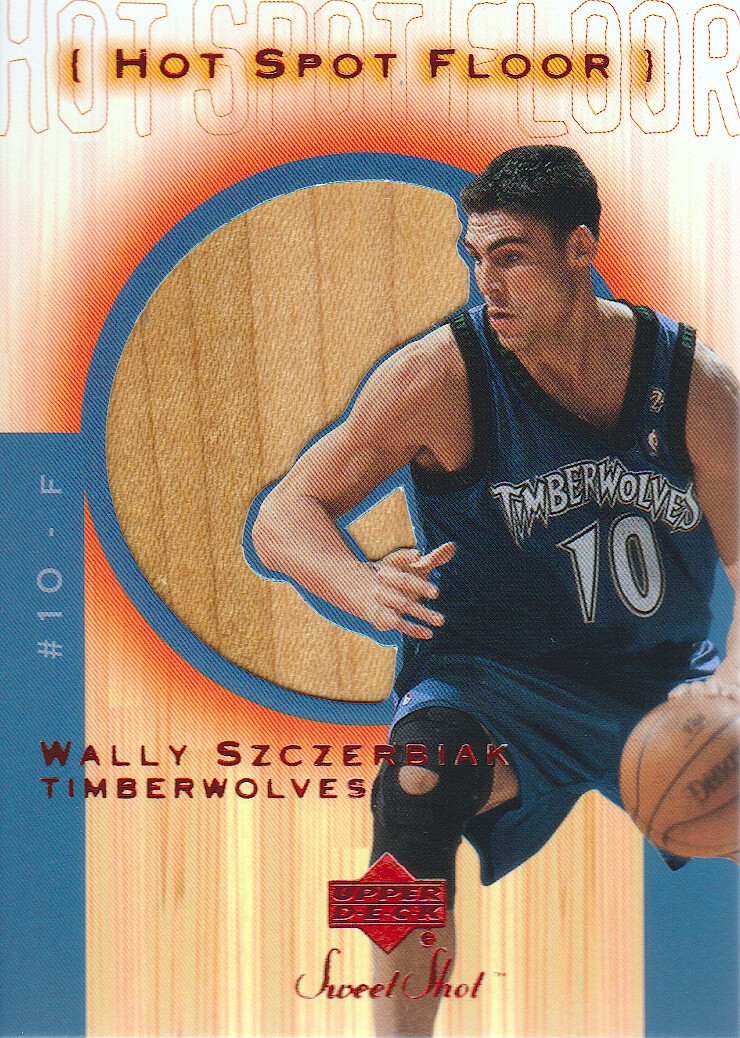 2001-02 Sweet Shot Hot Spot Floor #WSF Wally Szczerbiak