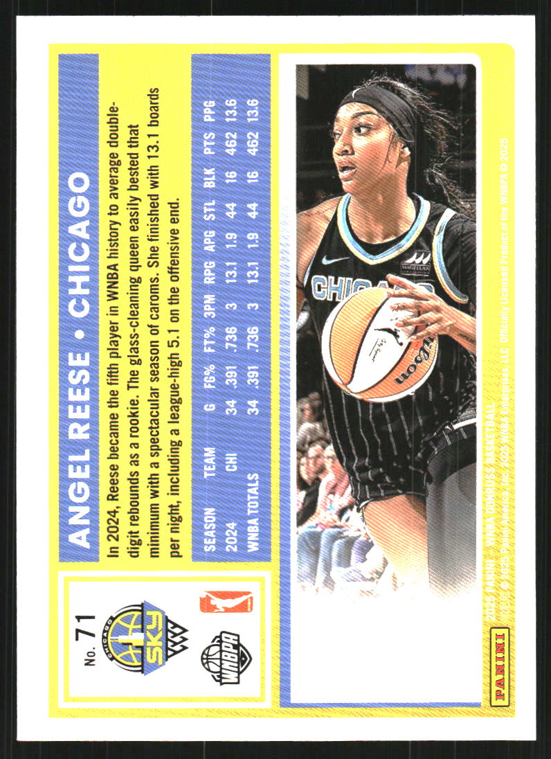 2025 Donruss WNBA Holo #71 Angel Reese