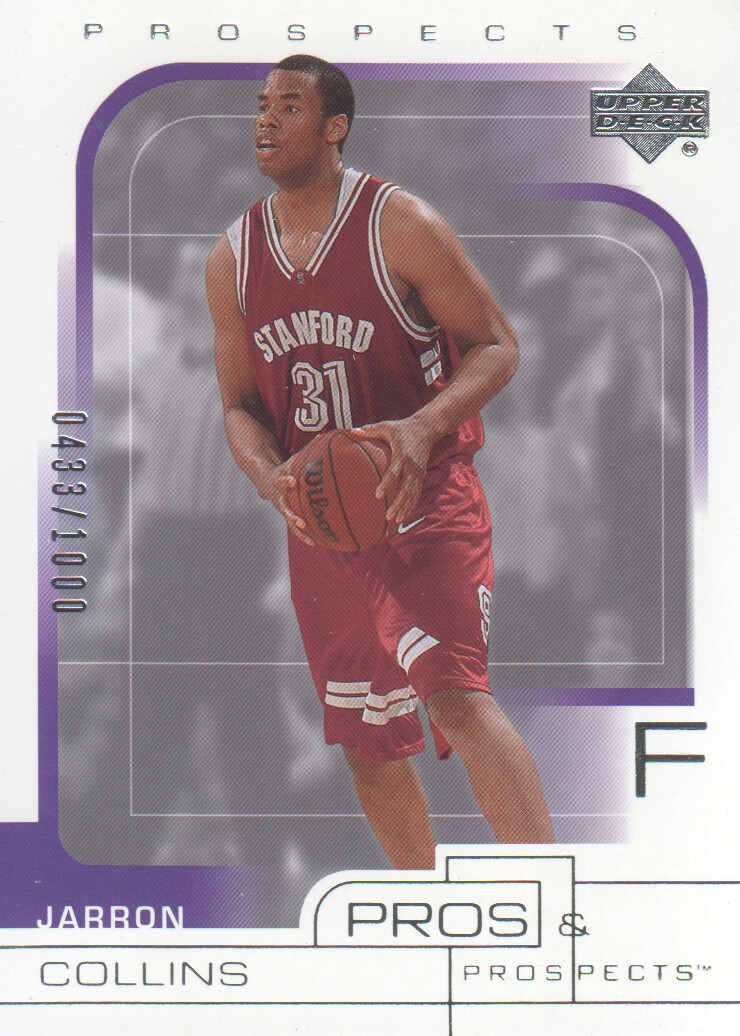 2001-02 Upper Deck Pros and Prospects #100 Jarron Collins RC