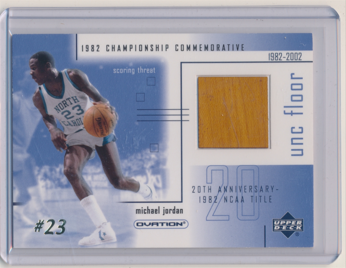 【お得人気SALE】NBA Upper Deck OVATION 「Michael Jordan」直筆サインauto ＋UNCフロアー 20枚限定 Upper Deck