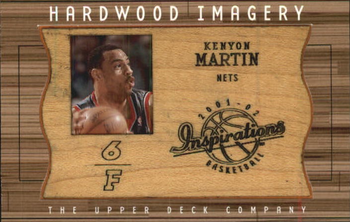 2001-02 Upper Deck Inspirations Hardwood Imagery #KM Kenyon Martin