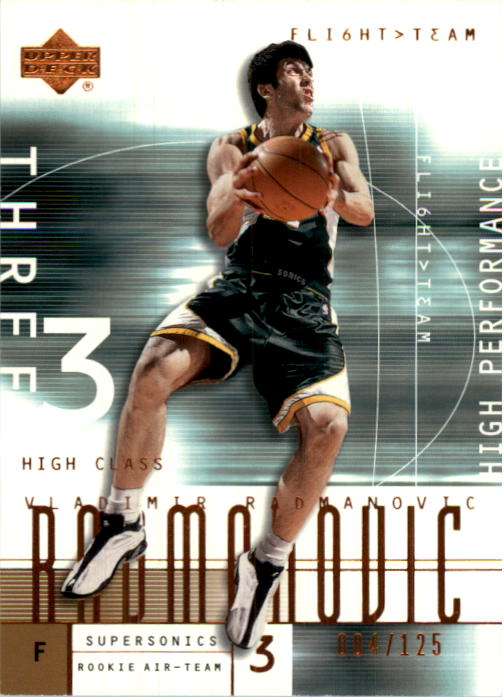 2001-02 Upper Deck Flight Team Copper #107 Vladimir Radmanovic