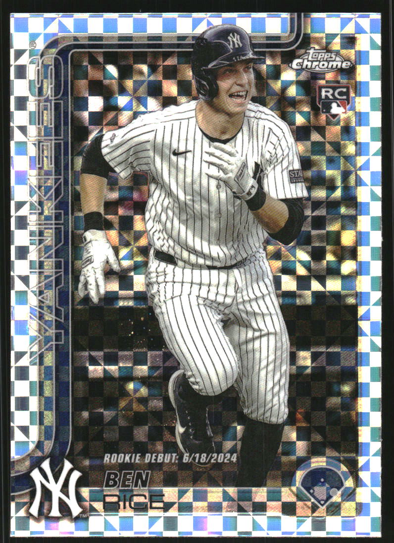 2025 Topps Chrome Update X-Fractors #USC138 Ben Rice