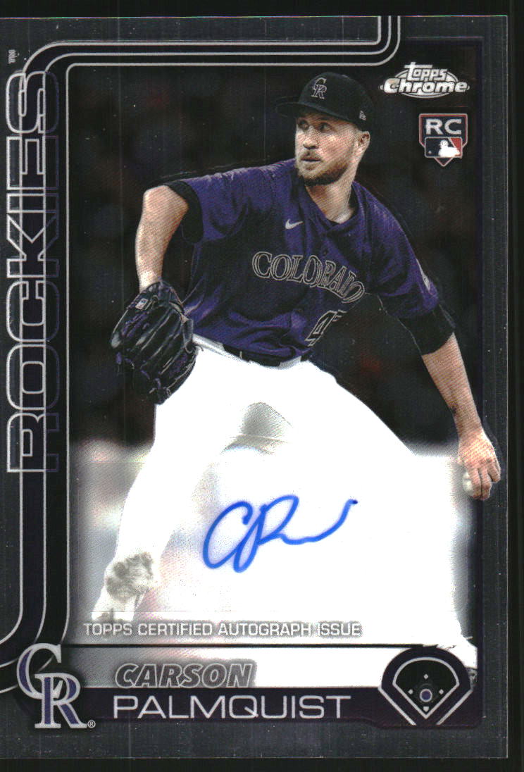 2025 Topps Chrome Update Autographs #ACCP Carson Palmquist Auto
