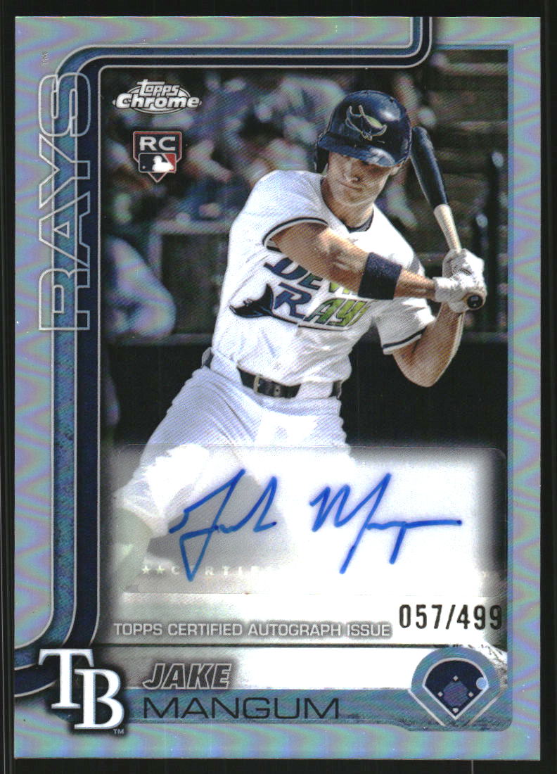 2025 Topps Chrome Update Autographs Refractors #ACJM Jake Mangum Auto /499