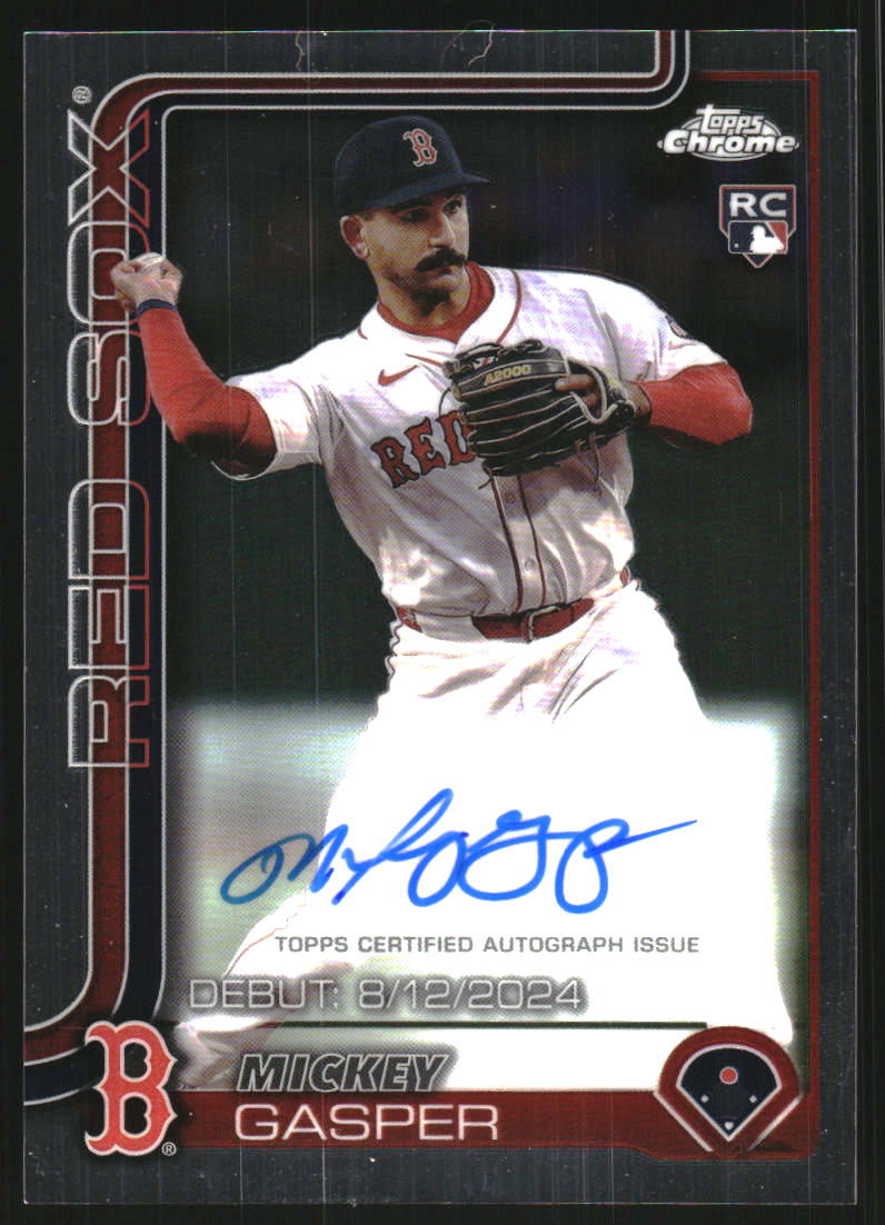 2025 Topps Chrome Update Rookie Debut Autographs #CRDAMG Mickey Gasper Auto