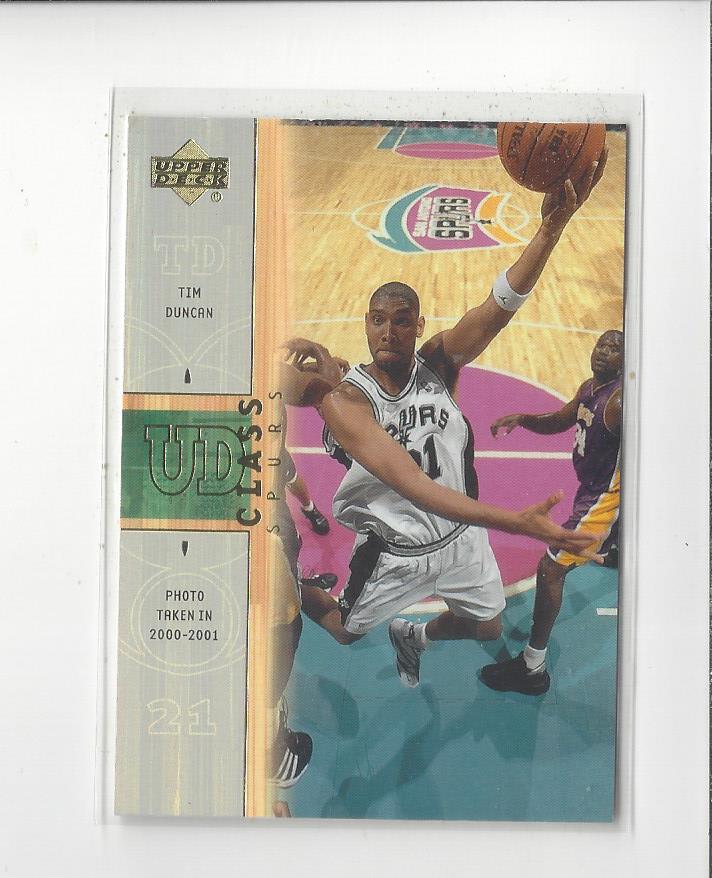 2001-02 Upper Deck Class #C6 Tim Duncan
