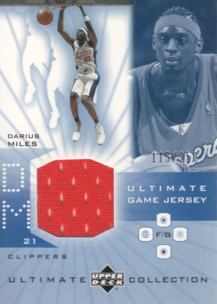 2001-02 Ultimate Collection Jerseys #DM Darius Miles