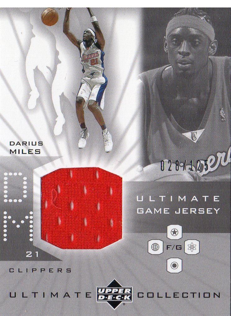 2001-02 Ultimate Collection Jerseys Silver #DM Darius Miles
