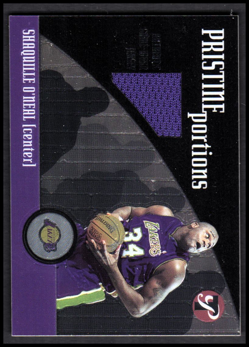 2001-02 Topps Pristine Portions #PPSO Shaquille O'Neal