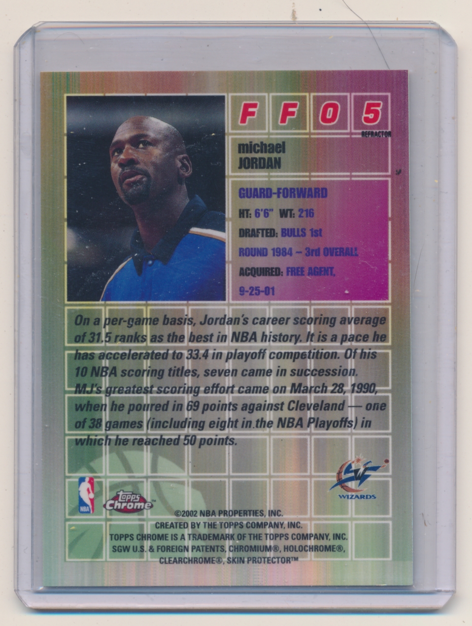 2001-02 Topps Chrome Fast and Furious Refractors #FF5