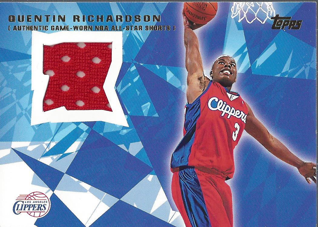 2001-02 Topps All-Star Remnants #TRQR Quentin Richardson