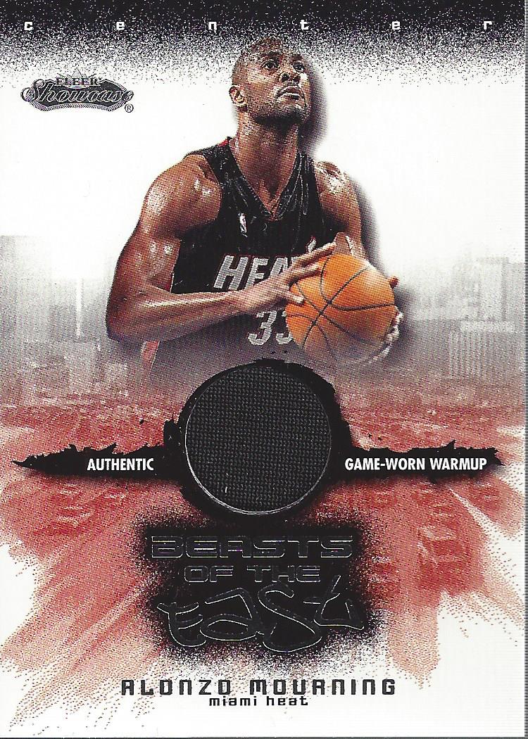 2001-02 Fleer Showcase Beasts of the East #3 Alonzo Mourning