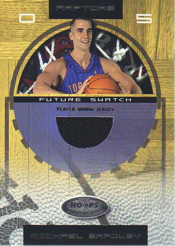 2001-02 Hoops Hot Prospects #97 Michael Bradley JSY RC