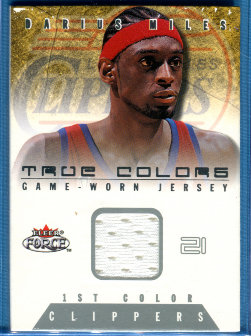 2001-02 Fleer Force True Colors Jerseys #7 Darius Miles