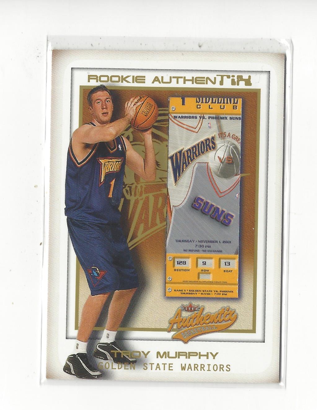 2001-02 Fleer Authentix Second Row Parallel #118 Troy Murphy