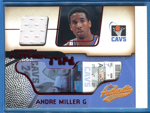 2001-02 Fleer Authentix Jersey Authentix Ripped #7 Andre Miller