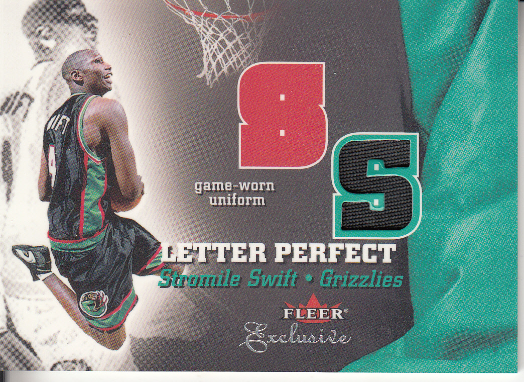 2001-02 Fleer Exclusive Letter Perfect JV #13 Stromile Swift