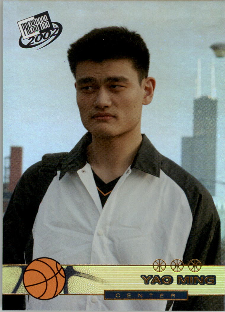 2002 Press Pass Reflectors #18 Yao Ming