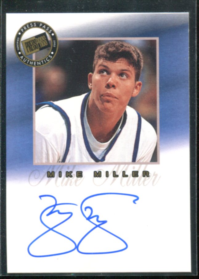 2002 Press Pass Pro Autographs #6 Mike Miller