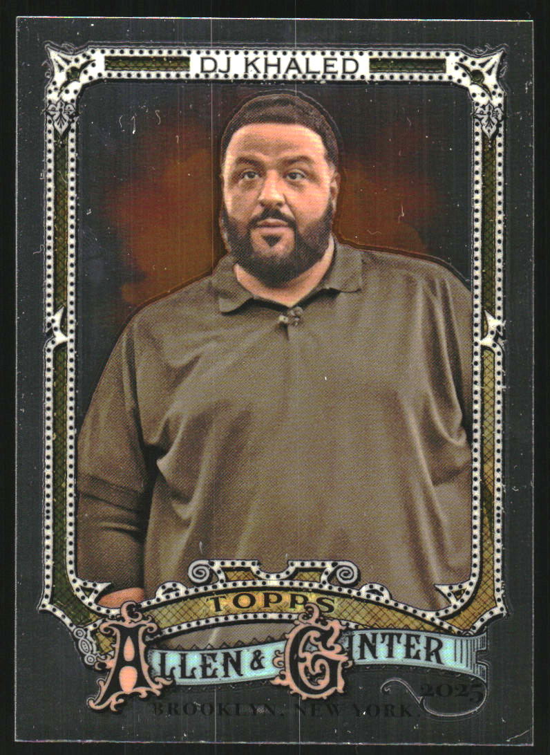 2025 Topps Allen and Ginter Chrome #208 DJ Khaled on Fanatics Collect