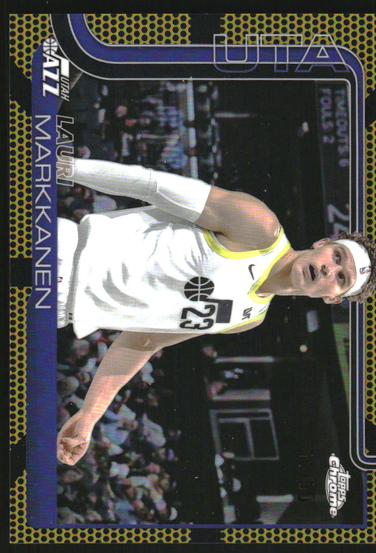 2025-26 Topps Chrome Pulsar Refractors #238 Lauri Markkanen on 
