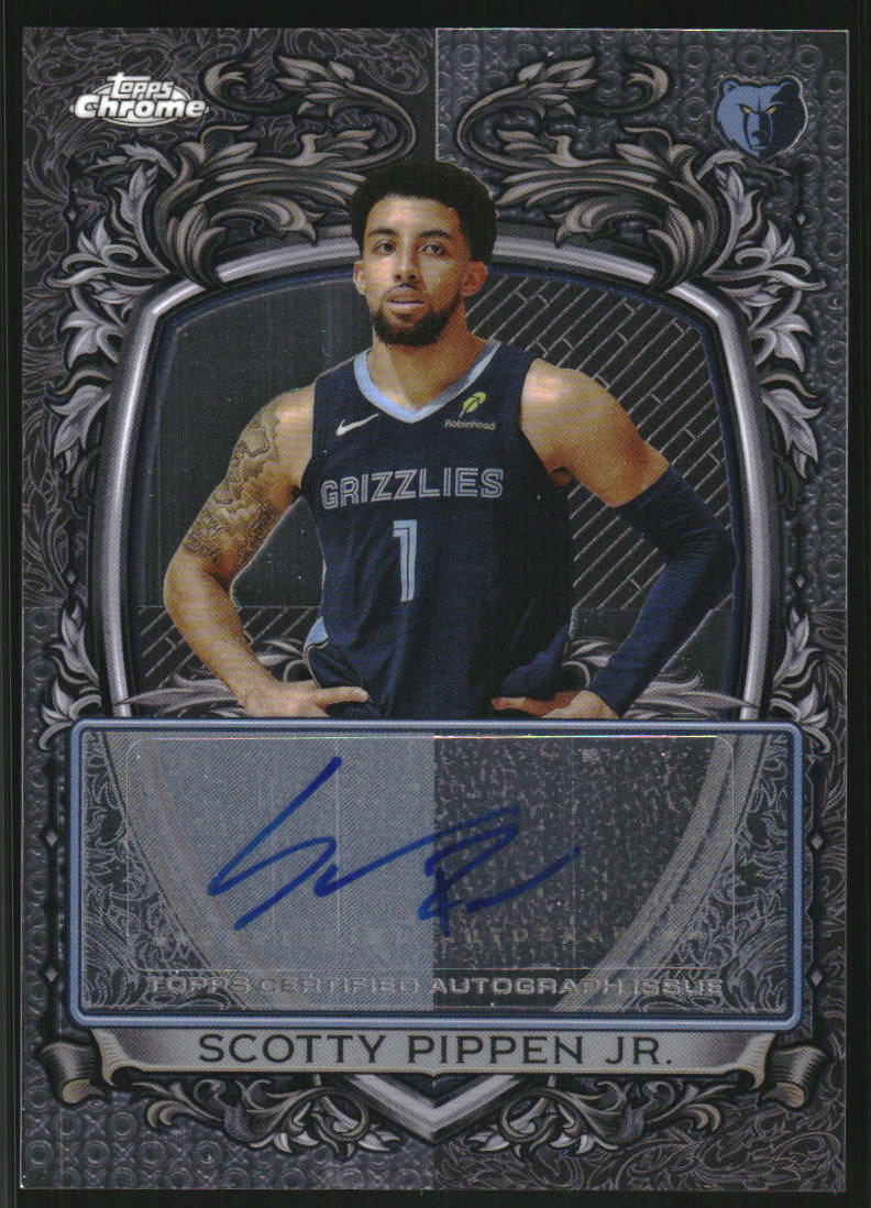 2025-26 Topps Chrome Signature Style #SSSPJ Scotty Pippen Jr. Auto