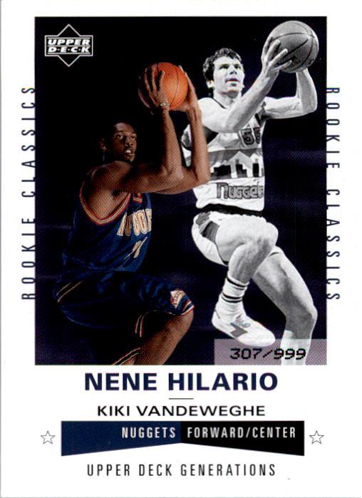 2002-03 Upper Deck Generations #199 Nene Hilario/Kiki Vandeweghe
