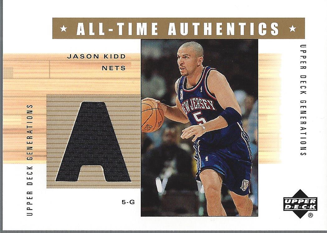 2002-03 Upper Deck Generations All-Time Authentics #JKA Jason Kidd