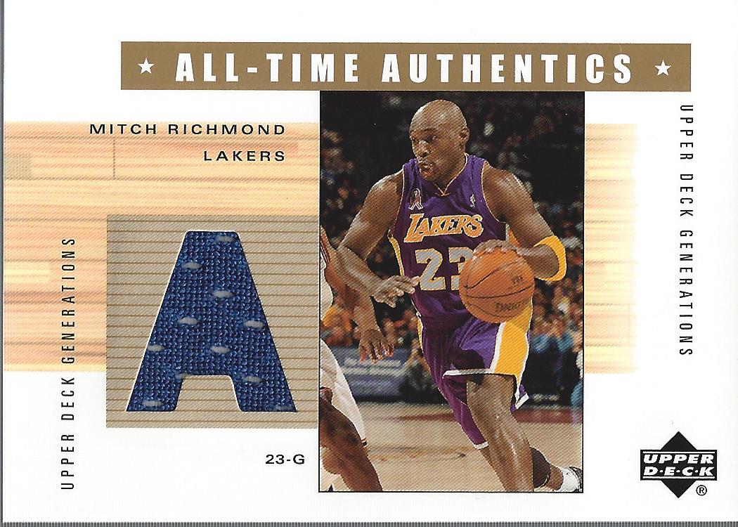 2002-03 Upper Deck Generations All-Time Authentics #MRA Mitch Richmond