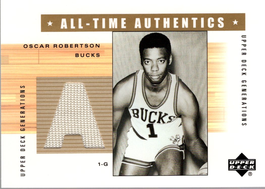2002-03 Upper Deck Generations All-Time Authentics #ORA Oscar Robertson