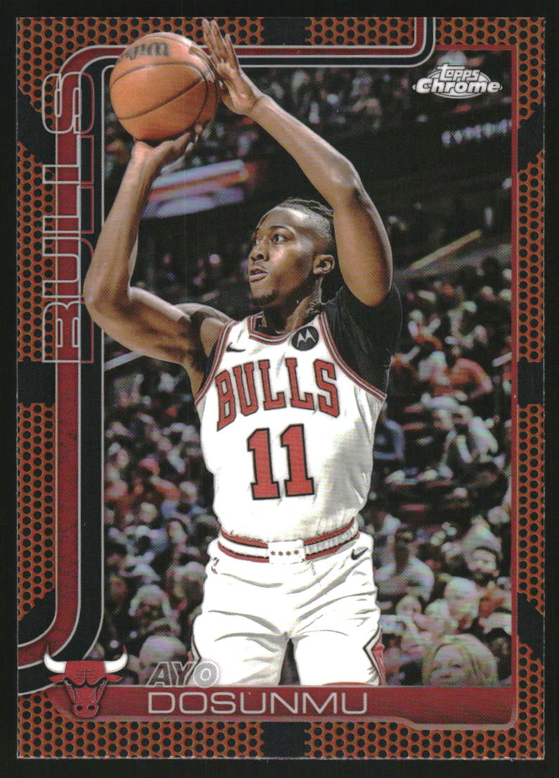 2025-26 Topps Chrome Basketball Refractors #95 Ayo Dosunmu