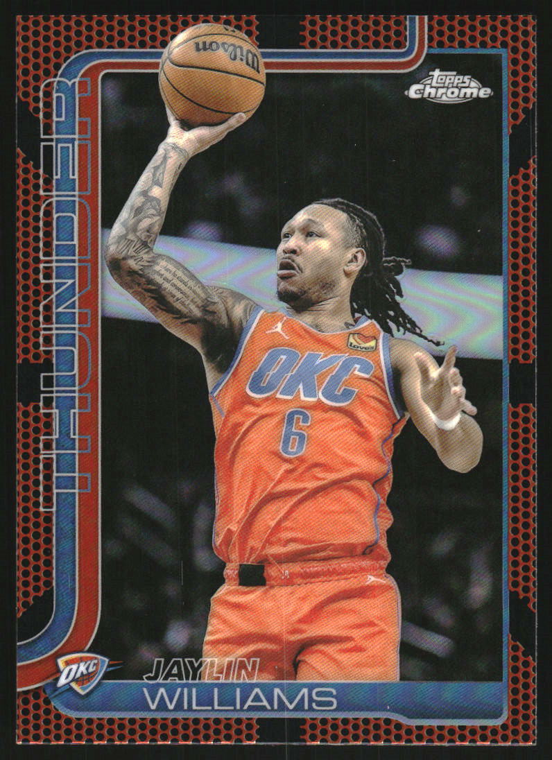 2025-26 Topps Chrome Basketball Refractors #105 Jaylin Williams