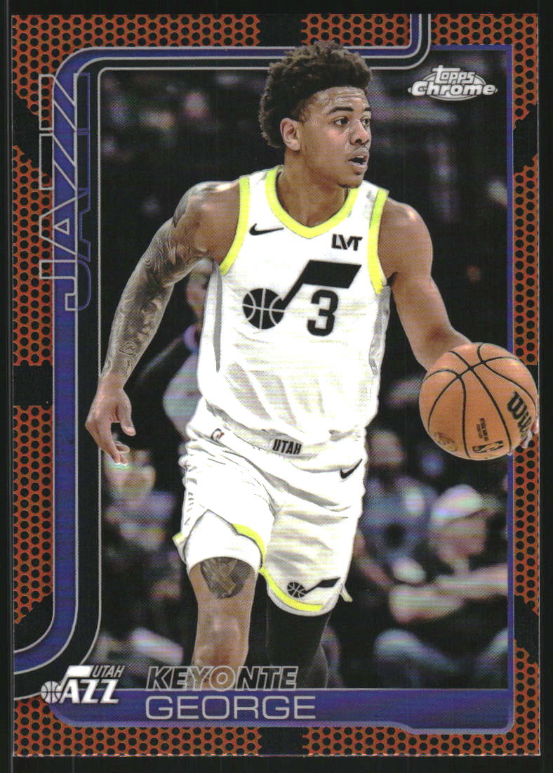 2025-26 Topps Chrome Basketball Refractors #235 Keyonte George
