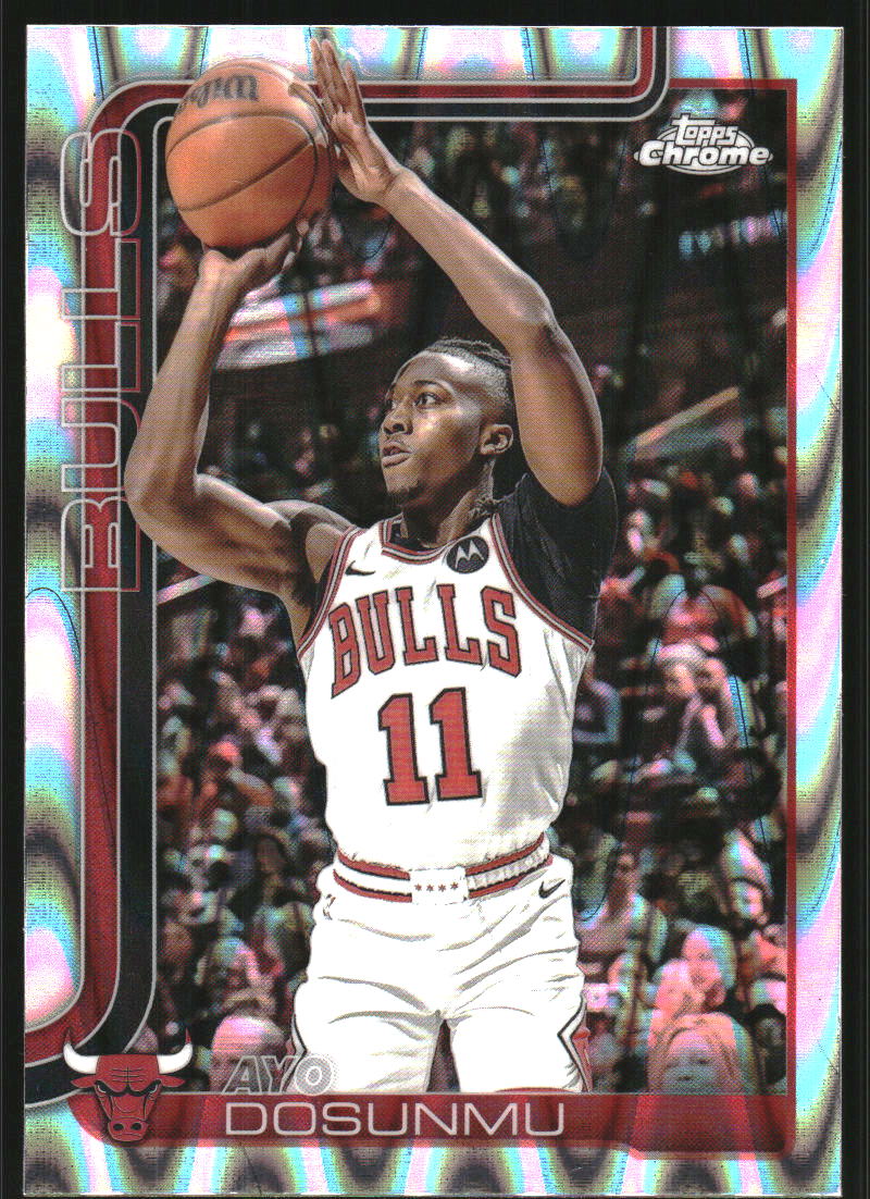2025-26 Topps Chrome RayWave Refractors #95 Ayo Dosunmu