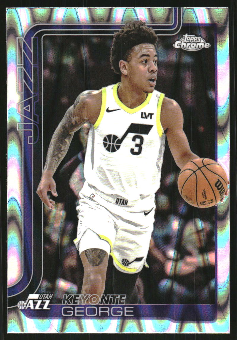 2025-26 Topps Chrome RayWave Refractors #235 Keyonte George