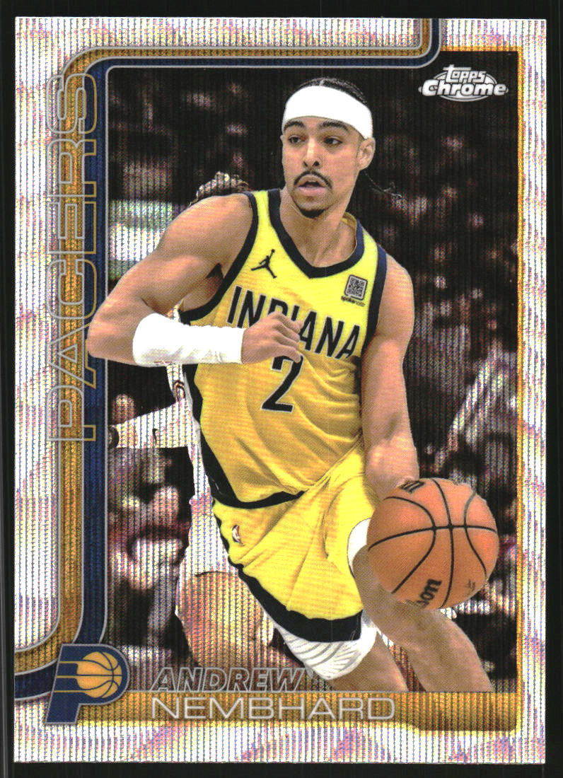 2025-26 Topps Chrome Wave Refractors #97 Andrew Nembhard