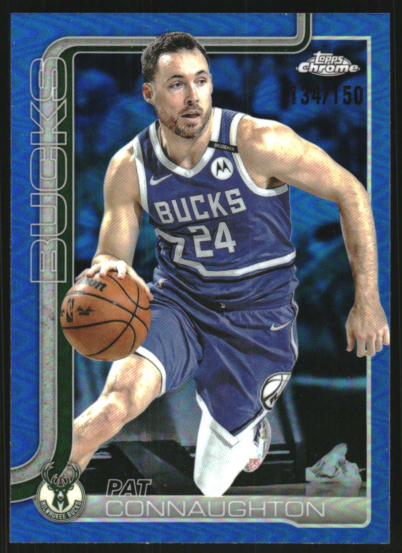 2025-26 Topps Chrome Blue Refractors #190 Pat Connaughton /150