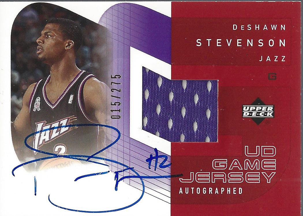 DeShawn Stevenson 2002-03 Upper Deck Utah Jazz Card #174 at