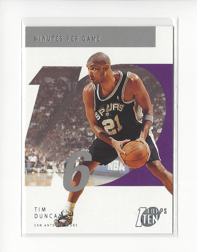 2002-03 Topps Ten #96 Tim Duncan