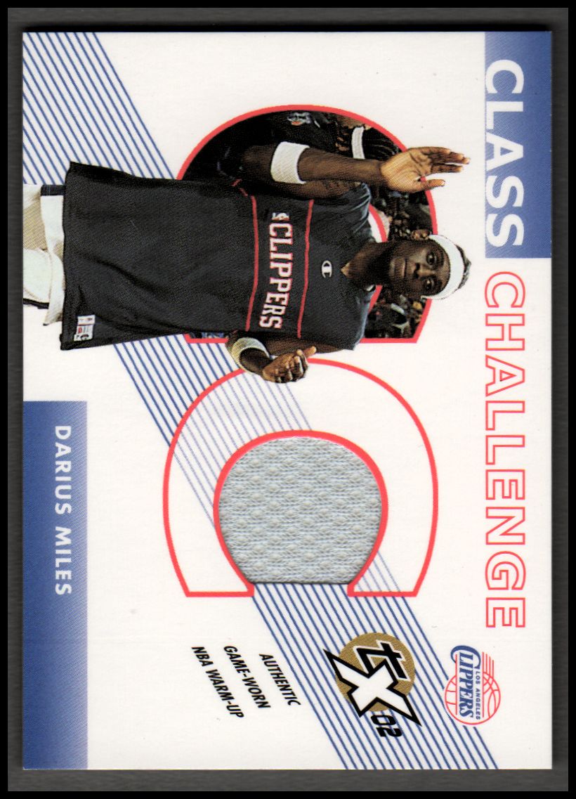 2002-03 Topps Xpectations Class Challenge Relics #CCDM Darius Miles D