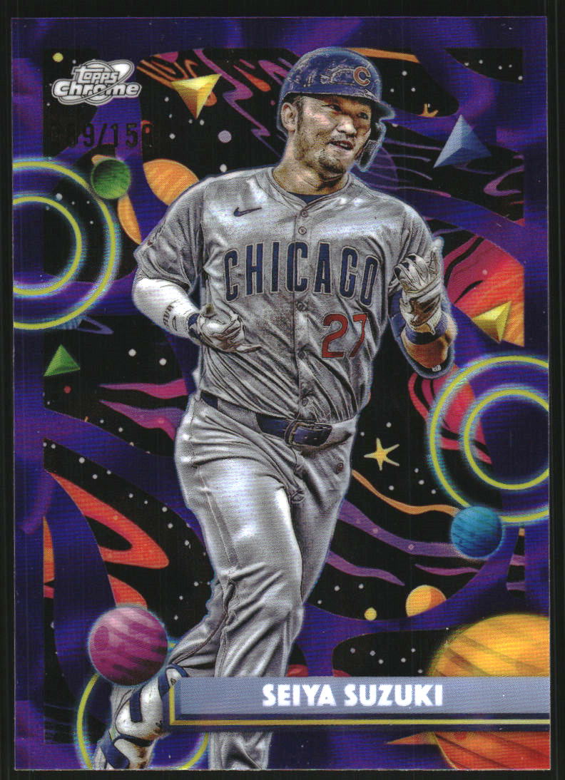 2025 Topps Cosmic Chrome Purple Nebula Refractors #135 Seiya