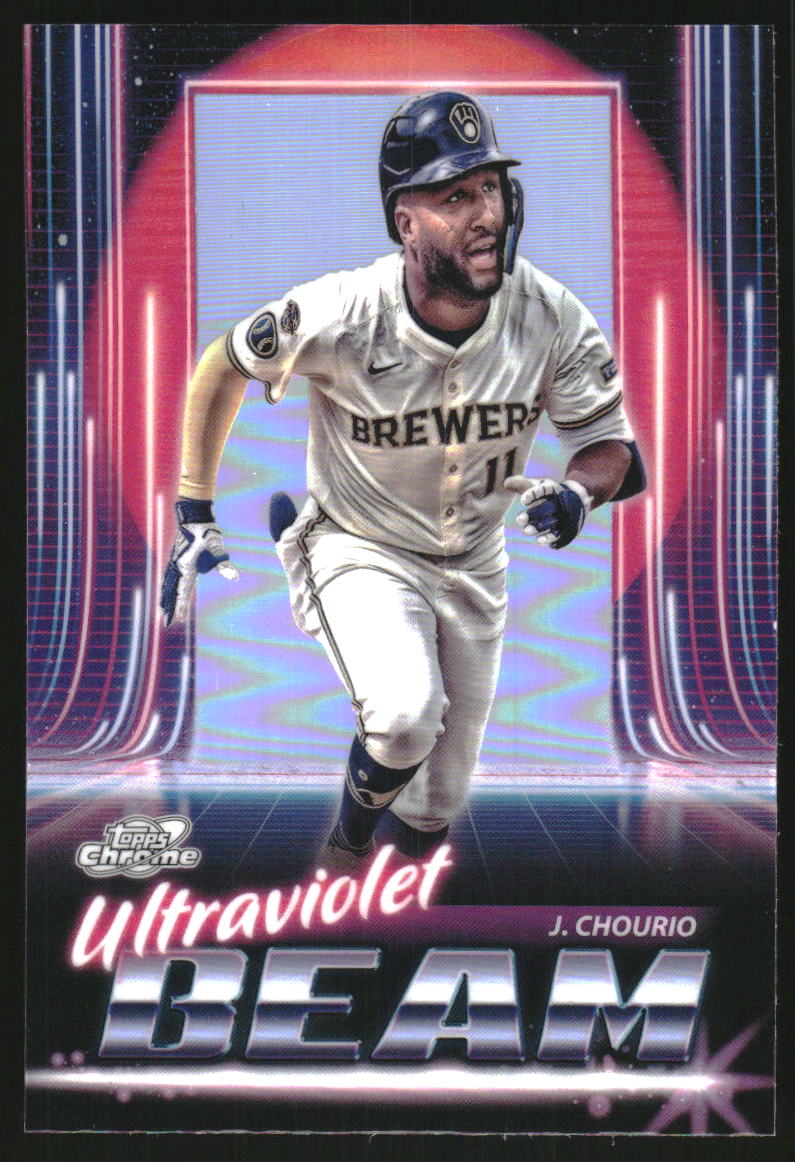 2025 Topps Cosmic Chrome Ultraviolet Beam #UB18 Jackson Chourio